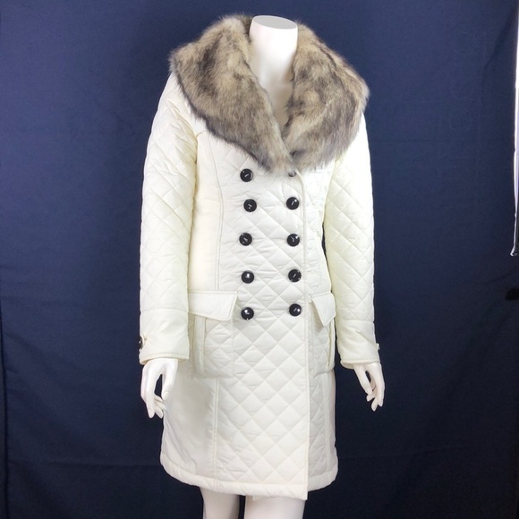 𝅺bnwt-chillipepper QuiltedCoat Detachable FurCollar